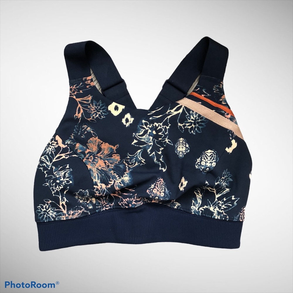 Free People Floral Design Sports Bra